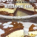 Low carb quick and easy mascarpone cake.