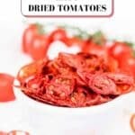 How to make easy dried tomatoes.