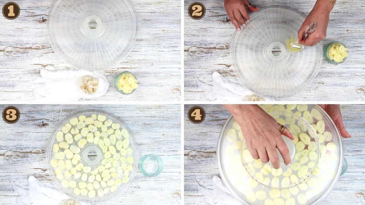A series of photos showing how to make a cookie sheet.