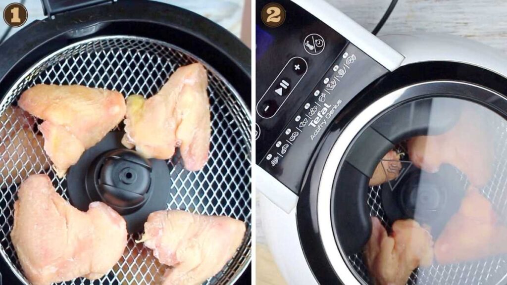 Air Fryer Frozen Chicken Wings - Low Carb No Carb