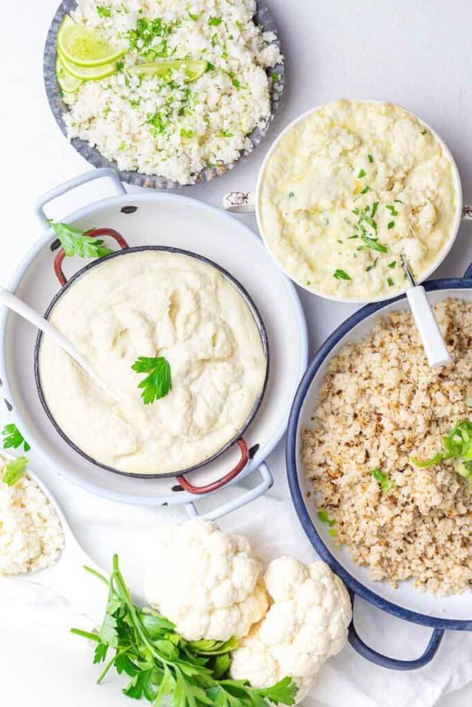 Helman Rice Cauliflower Rice Recipes - Low Carb No Carb